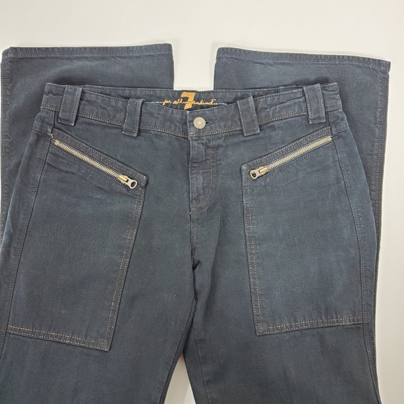 7 for all mankind flare leg jeans size 28 - Picture 12 of 13